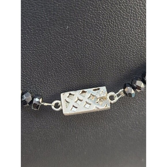 Watermelon Tourmaline Necklace 18" Faceted Gemstone Beads Handmade 925 Silver - Picture 5 of 5